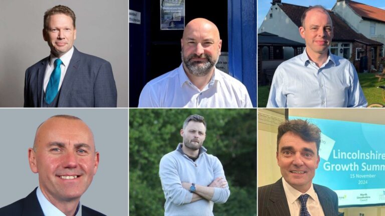 The six Conservative candidates for Lincolnshire mayor