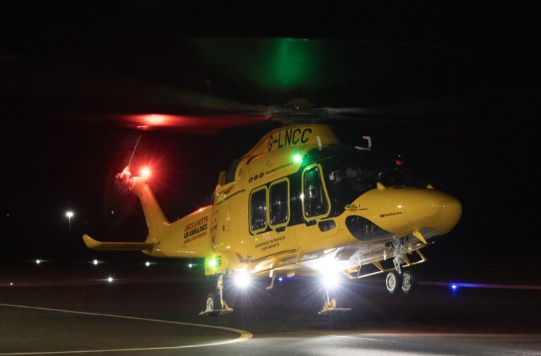 Lincs & Notts Air Ambulance completes 30,000th mission