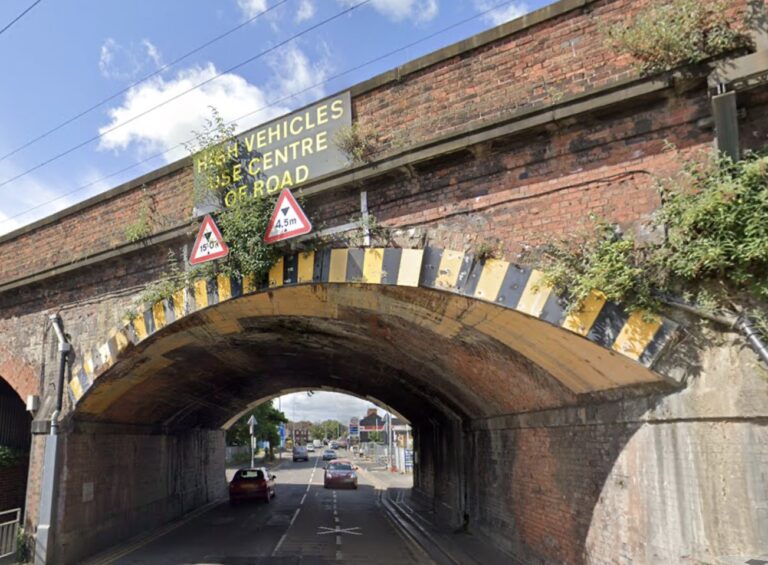 Grantham railway bridge the fifth most struck by vehicles this year