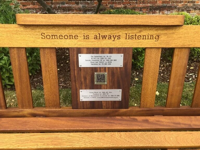 City of Lincoln Council proudly supports Suicide Prevention Bench