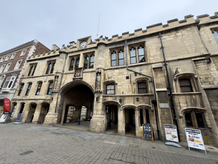 Students turn Guildhall and Stonebow into Advent Calendar for 2024