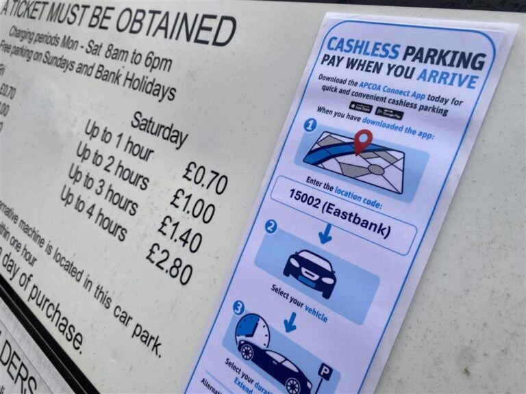 Sleaford council car parks get pay-by-phone options from Monday